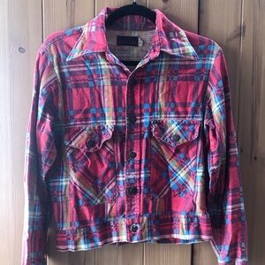 JCP Plaid Jean Shirt